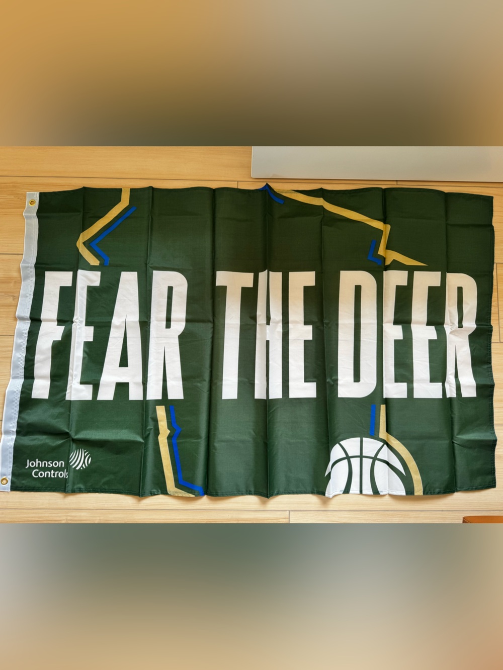 Milwaukee Bucks Fear The Deer Large Flag